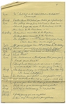 Moe Howard's 10pp. Handwritten Skit, With Shemp, Signed Multiple Times, Plus Writing on Verso of 2 Pages -- Stooges Pose as Drs. Kildare, Kinsey & Malone -- On 8'' x 12.5'' Ruled Paper -- Very Good